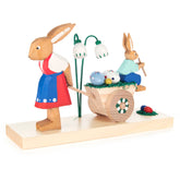 Easter Bunny Mum with Wheelbarrow and Bunny Boy